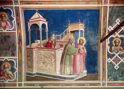 The Expulsion of Joachim from the Temple, c.1305 by Giotto di Bondone